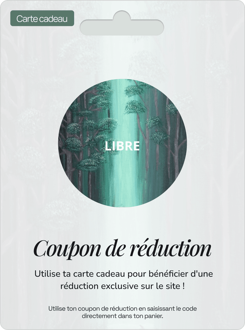 Carte cadeau du programme Libre