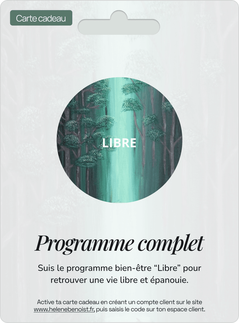 Carte cadeau du programme Libre